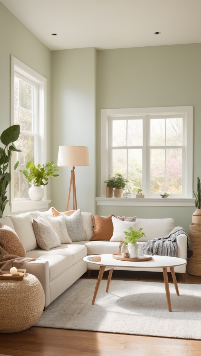 minimalist living room decor, chic living room design, modern cozy living space, stylish minimalist decor, minimalist home interior