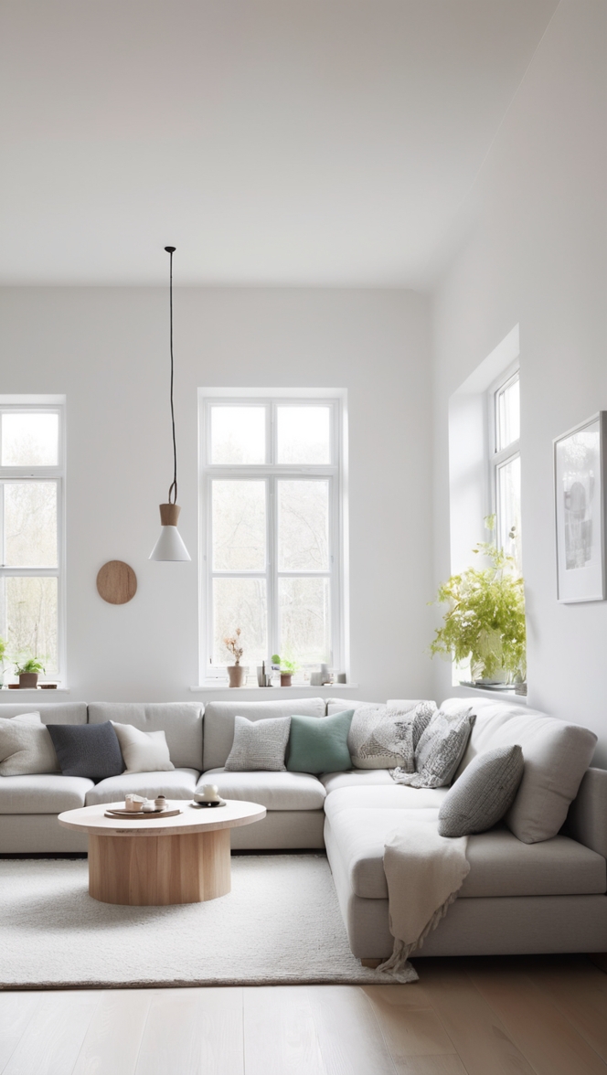 scandinavian interior design, minimalist decor, nordic furniture, natural materials, modern simplicity
