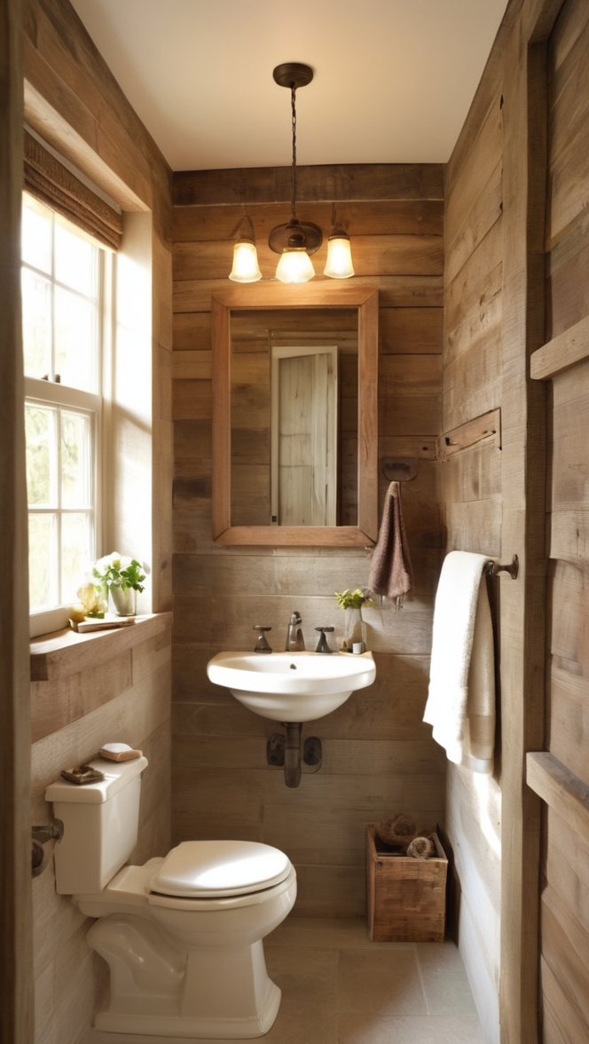 small bathroom renovation, rustic bathroom design, bathroom remodel ideas, rustic small bathroom, modern rustic bathroom
