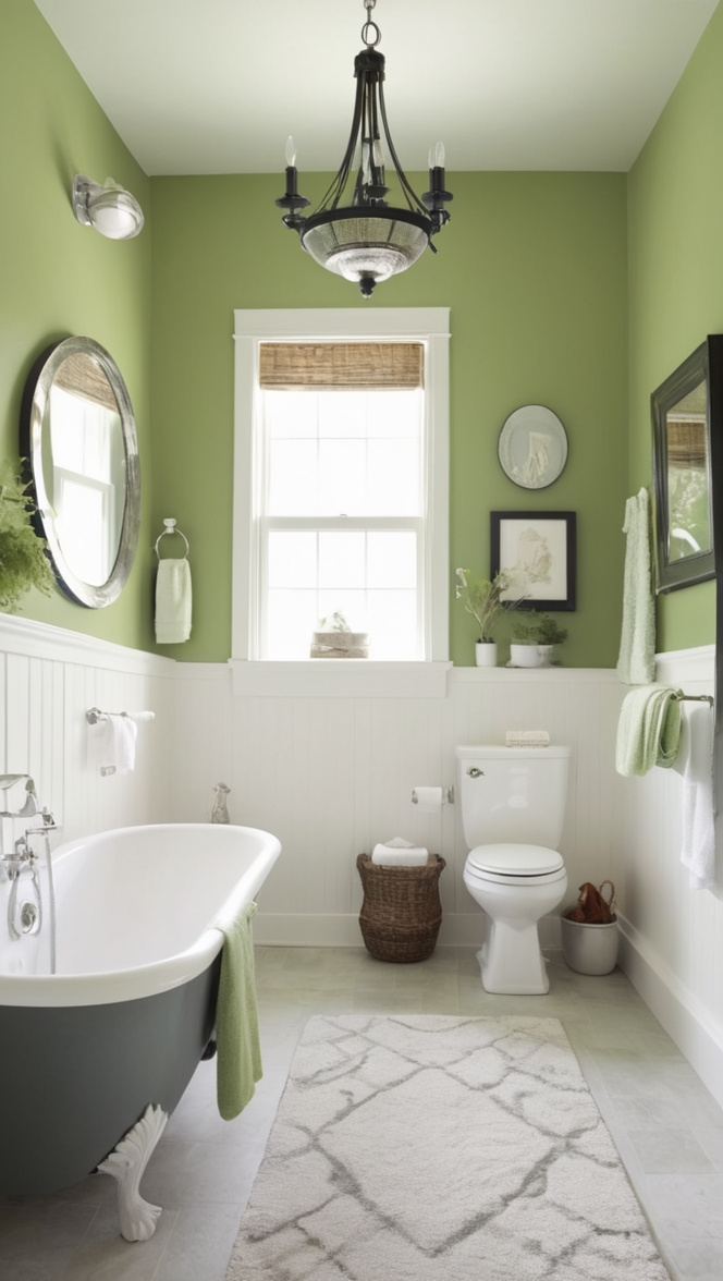 bathroom renovation, green bathroom ideas, modern bathroom design, luxury bathroom accessories, black and white bathroom decor