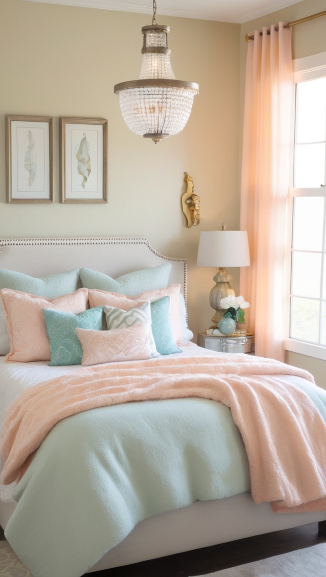 cozy bedroom decor, glam bedroom ideas, luxurious bedroom design, elegant bedroom furniture, stylish bedroom accessories