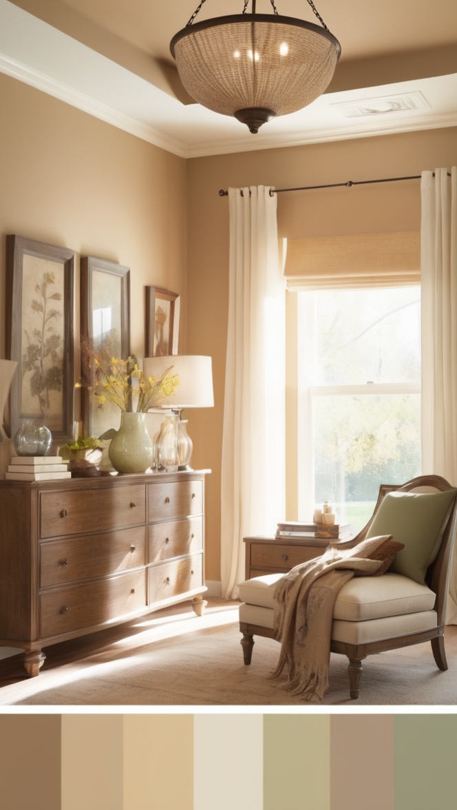 neutral colors, earthy tones, beige palette, rustic hues, natural color scheme