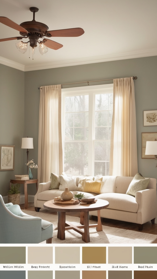 color palette, interior design, warm tones, earth tones, home decor