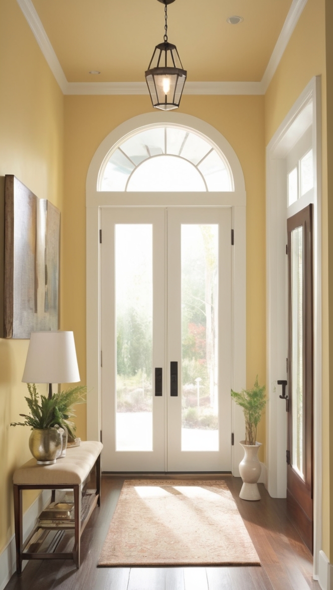 entryway decor ideas, front door designs, foyer decorating ideas, hallway design, modern home entrance