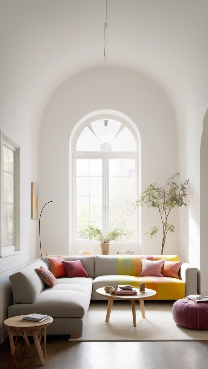 living room furniture, modern couch, Scandinavian design, contemporary seating, stylish sofa