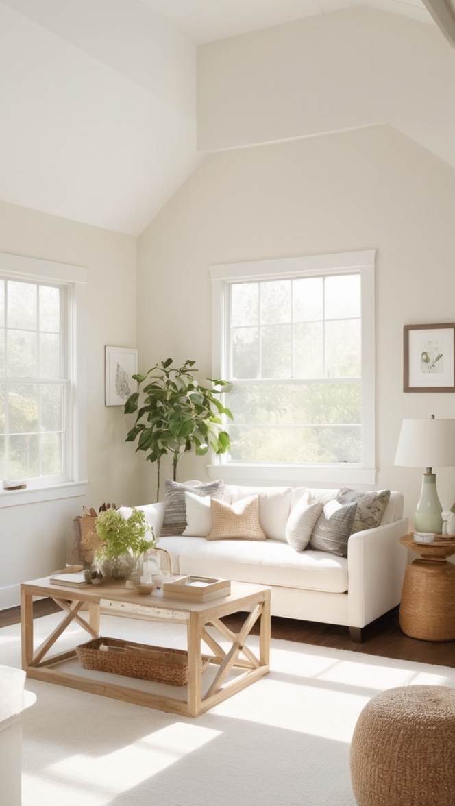 clean minimalist home decor, minimalist home interior, modern minimalist living room, minimalist Scandinavian design, contemporary white living room