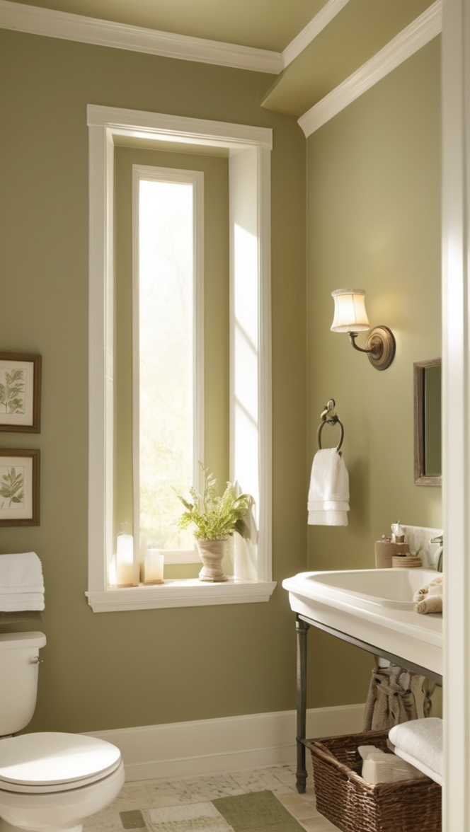 olive green towels, olive green accessories, olive green shower curtain, olive green bath mat, olive green bathroom decor