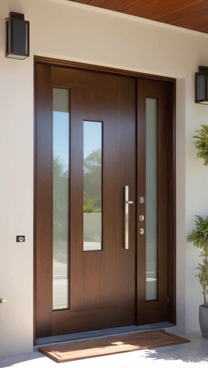 wooden door design, wooden entrance door, modern wooden door, double wooden door, main door design