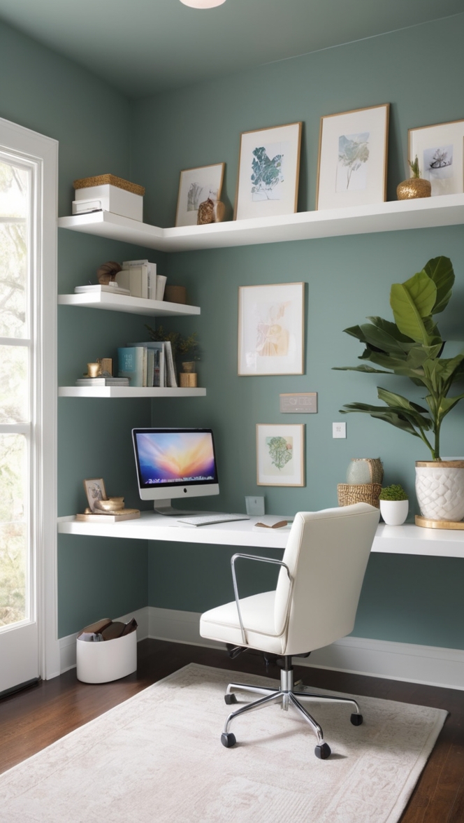 dual monitor setup, home office workspace, productivity workstation, dual screen office setup, computer workstations