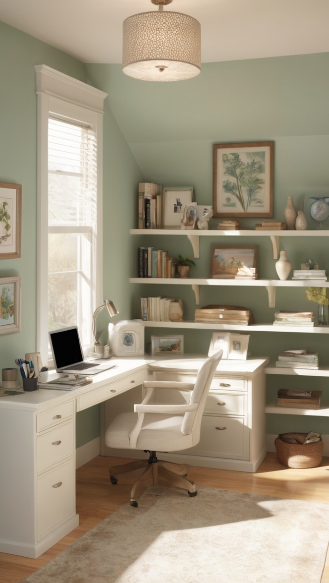small home office design, home office organization, office decor, home workspace, productive workspace