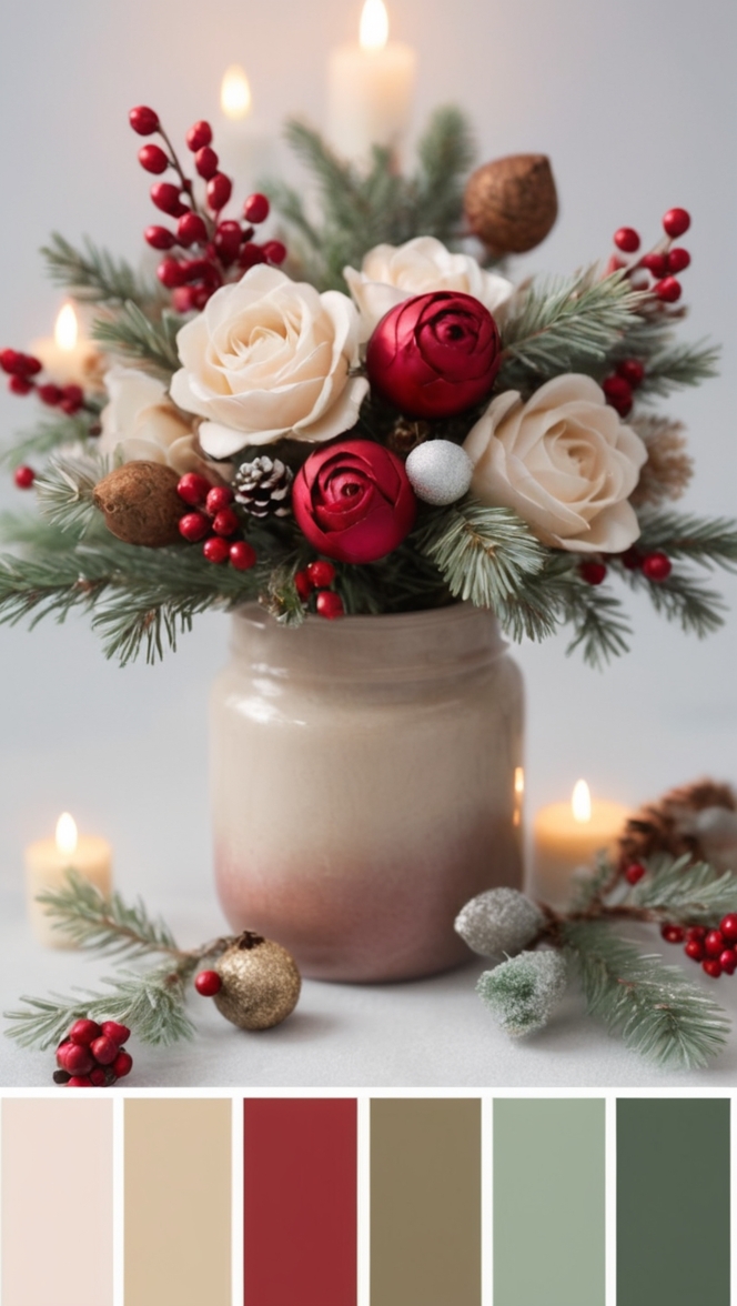christmas color scheme, festive holiday colors, winter color palette, holiday color scheme, seasonal color trends