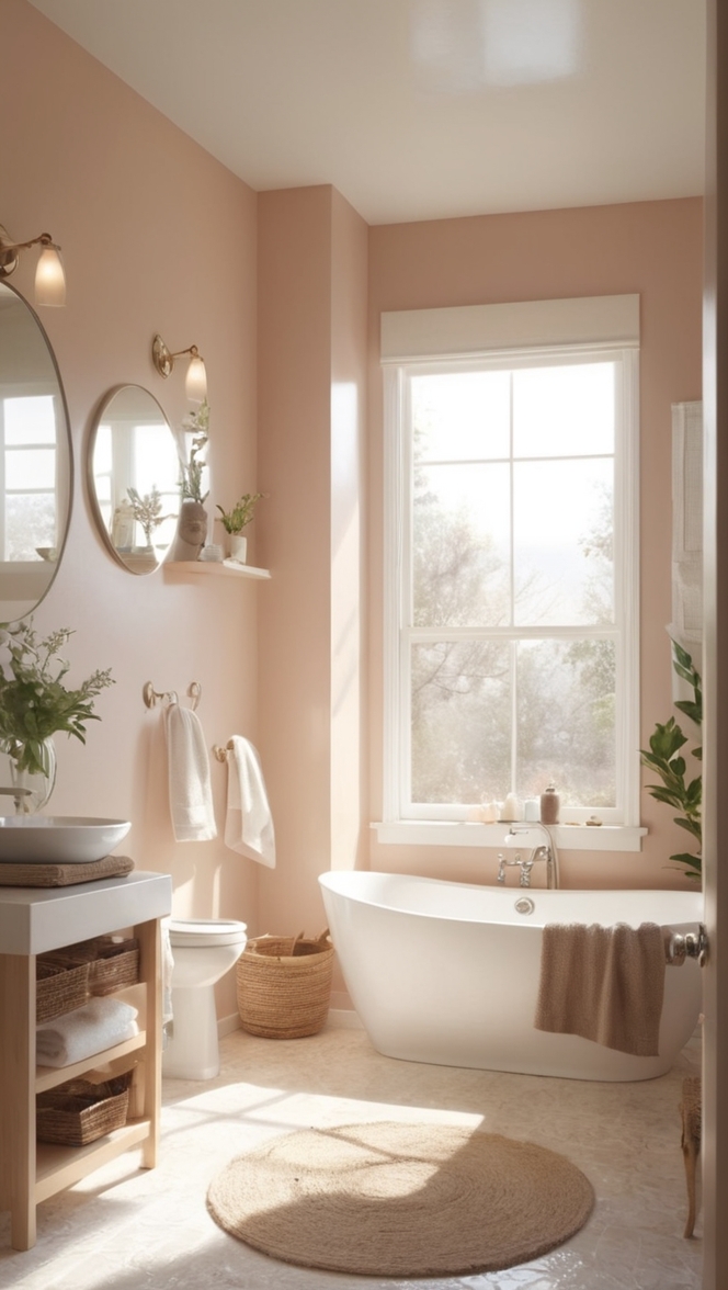 bathroom renovation, modern bathroom design, luxury bathroom decor, spa-like bathroom, elegant bathroom interior