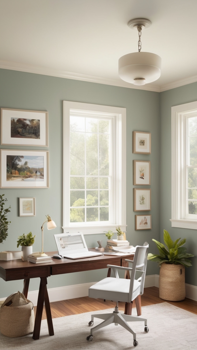 dark home office decor, modern workspace design, minimalist office interiors, moody home office ideas, sophisticated workspace style