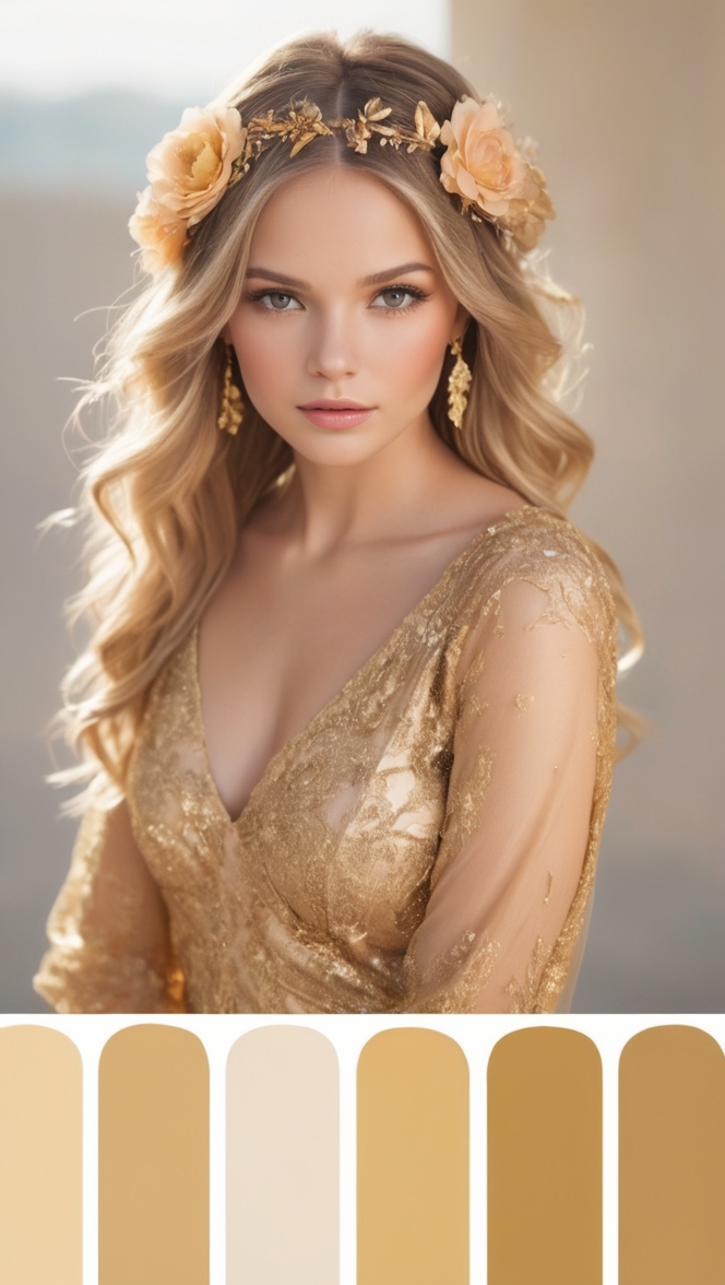 gold paint, metallic gold, gold interior design, gold accent, gold color scheme