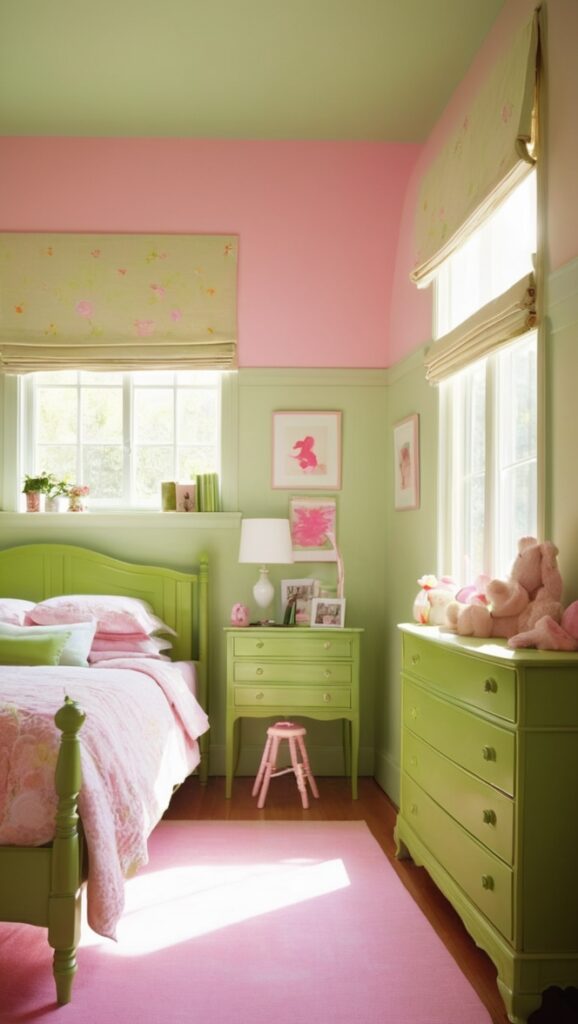 How can I create a cozy green and pink bedroom? ? - upgradesign.blog