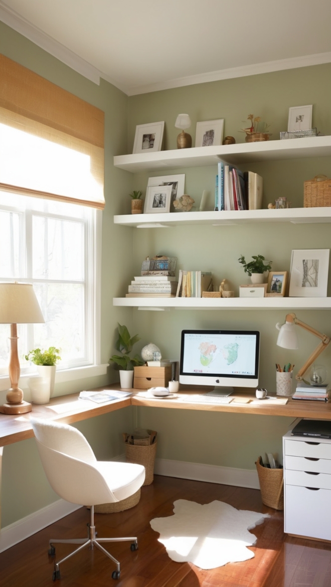 small office desk, compact desk, desk for small space, space-saving desk, modern home office desk