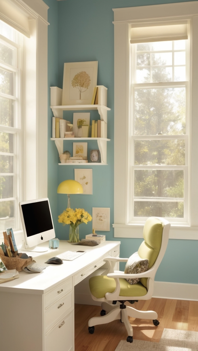 small office design, home office organization, efficient home office, minimalist home office, productive home office