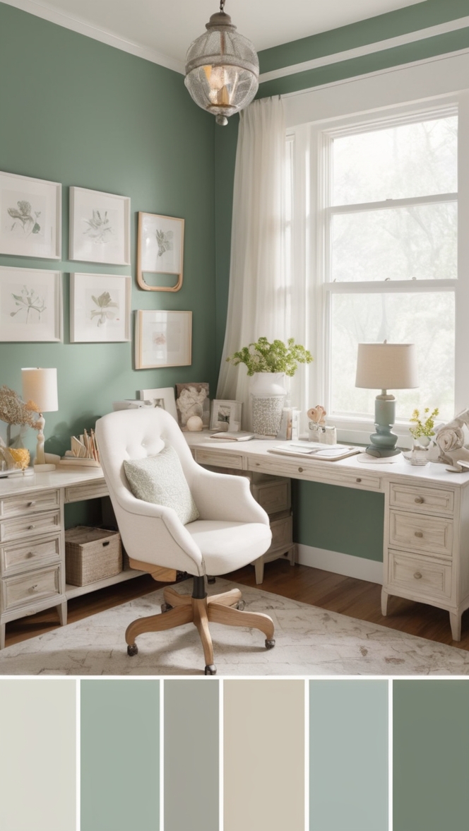 witch decor, Gothic office, dark aesthetic, magical workspace, spellbinding decor