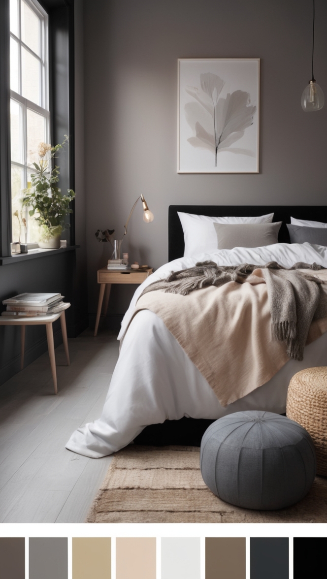 black paint, black color scheme, black color trends, black interior design, black color trends