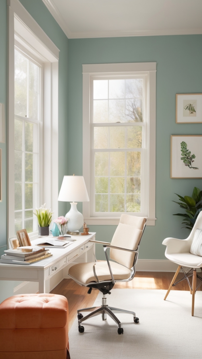 home office decor, luxury home office, elegant home office, stylish home office, sophisticated home office