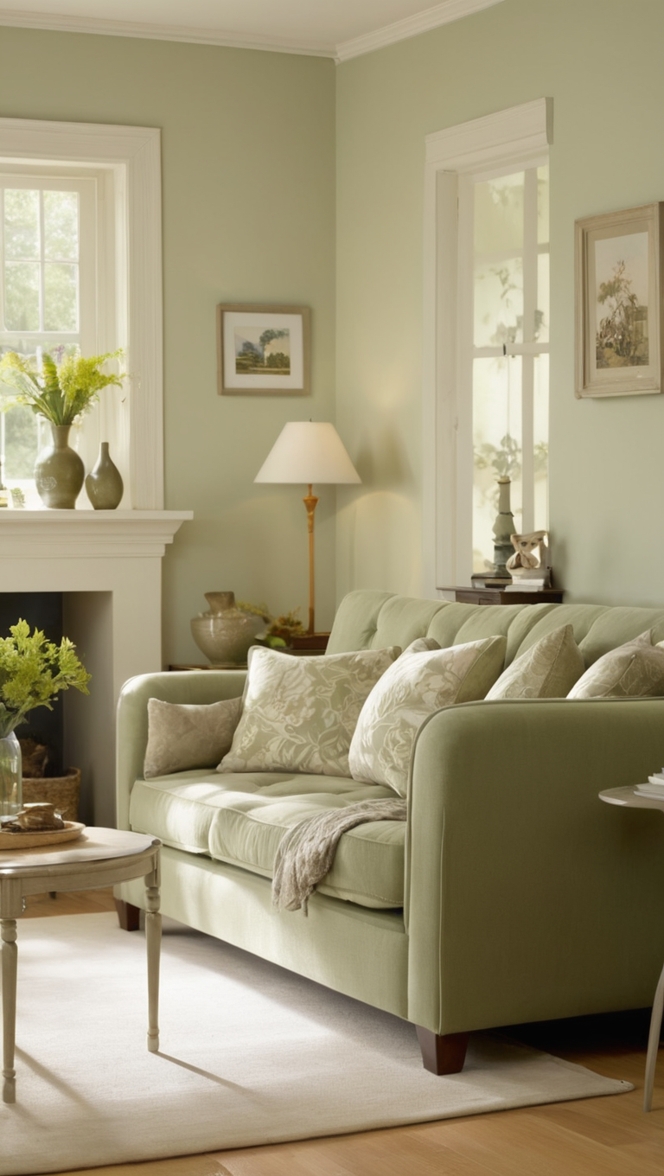 sage green sofa, green couch, sage colored furniture, olive green armchair, emerald green loveseat
