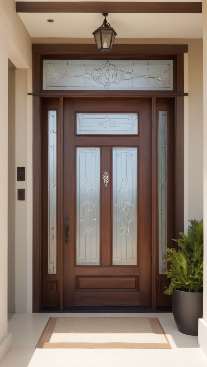 front entrance design, double entry doors, grand entrance design, elegant door designs, impressive main door
