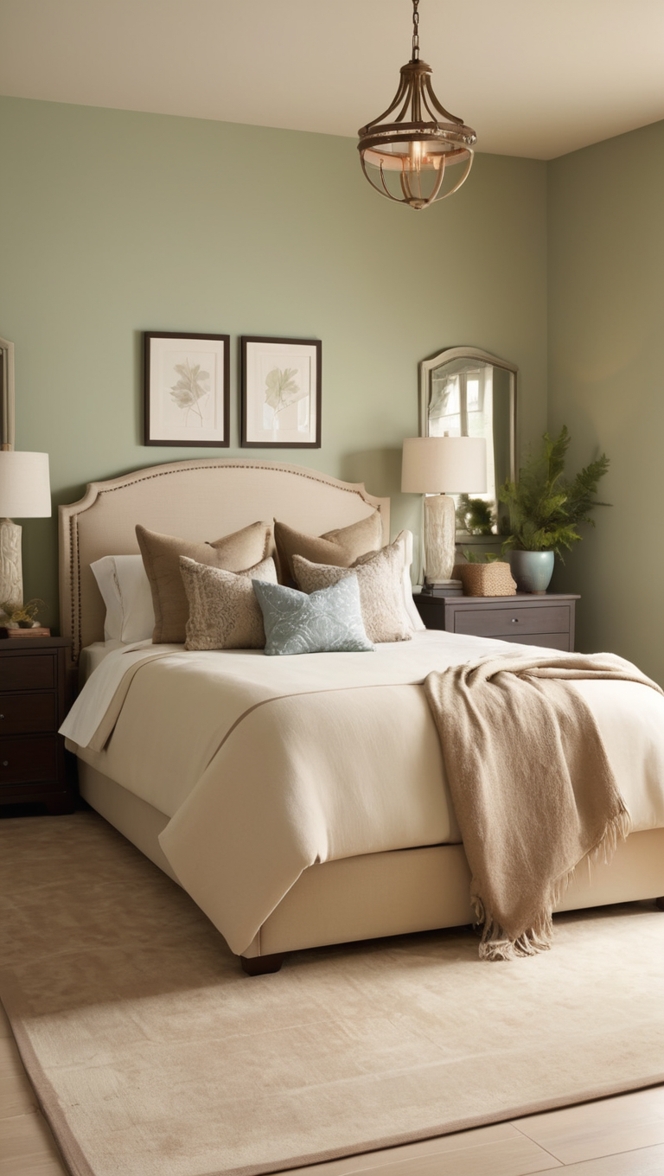 luxury bedroom decor, earthy bedroom design, high-end bedroom furniture, elegant bedroom accessories, opulent bedroom accents