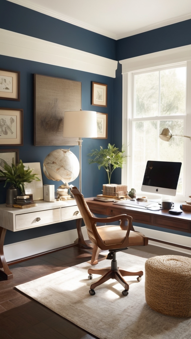 home office furniture, modern home office decor, masculine office accessories, contemporary office desk, stylish home office design