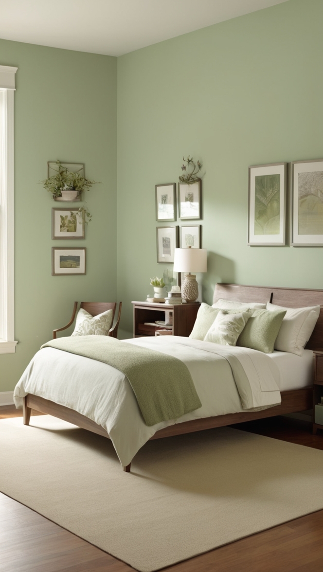 sage green paint colors, sage green bedding, sage green decor, sage green curtains, sage green wall art