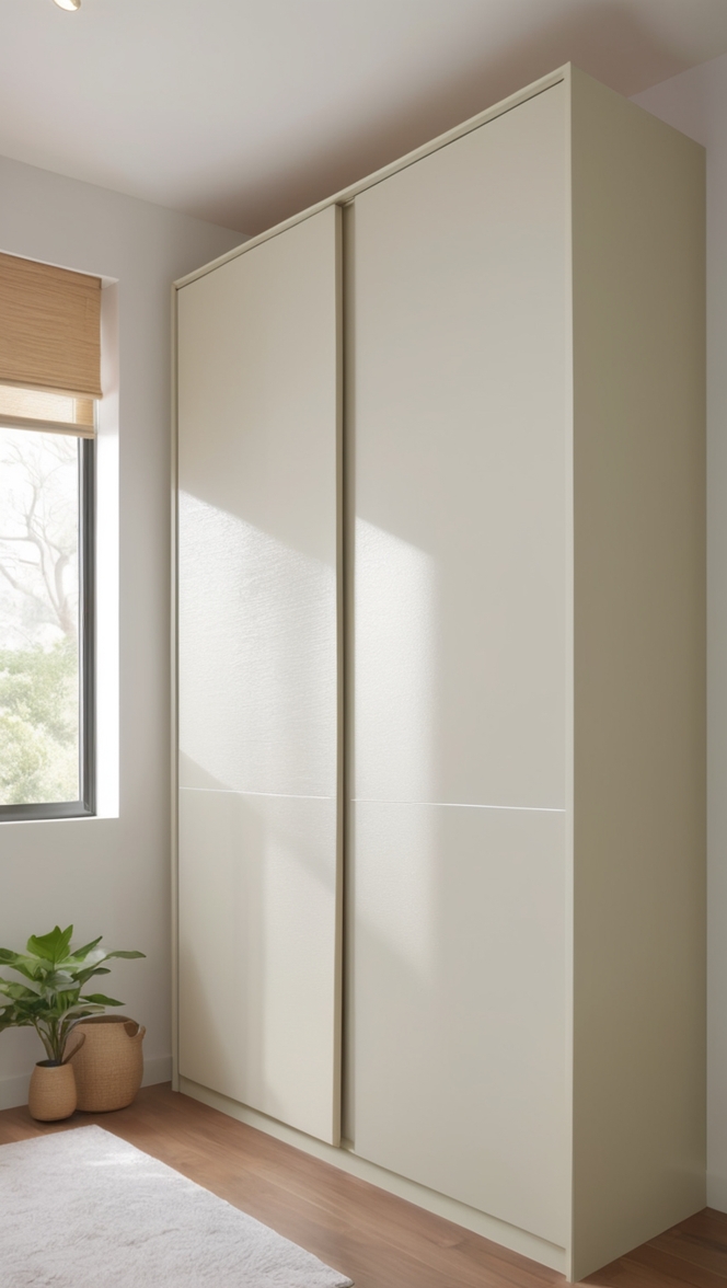 sliding wardrobe doors, custom-built cedar wardrobe, modern wardrobe design, wardrobe with mirror doors, bespoke walk-in closet