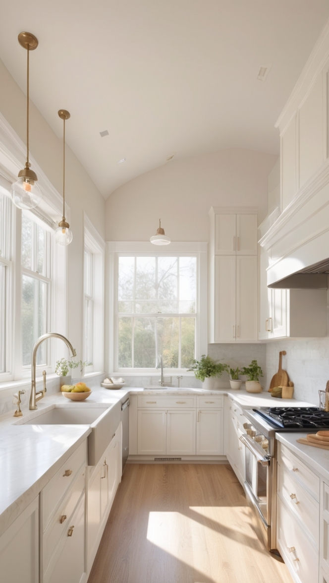 white oak flooring, white oak cabinets, white oak kitchen, white kitchen design, white kitchen cabinets