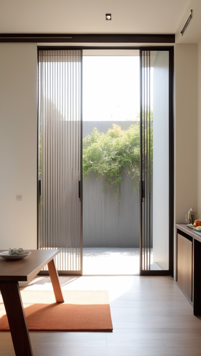 grill sliding door, modern sliding door, custom sliding door design, industrial sliding door, contemporary sliding door
