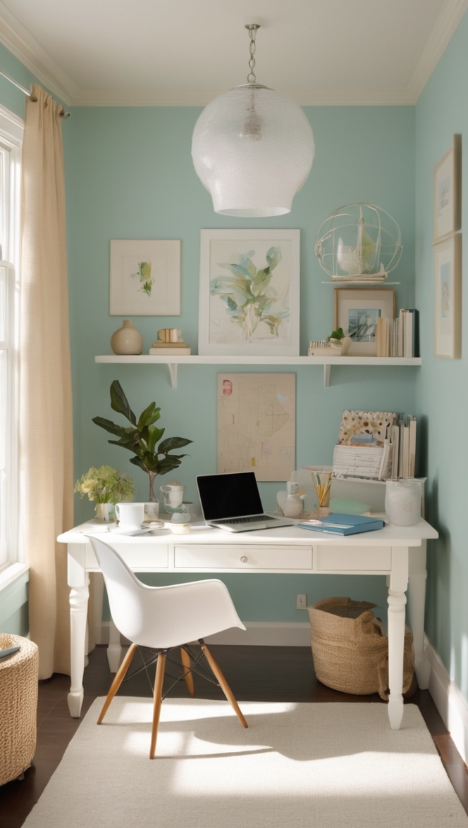 home office decor, office organization, working from home, small office design, home office furniture