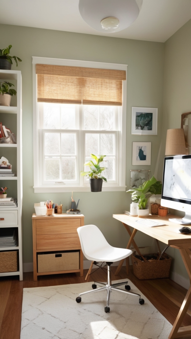 home office desk, home office organization, office furniture, small office space, work from home