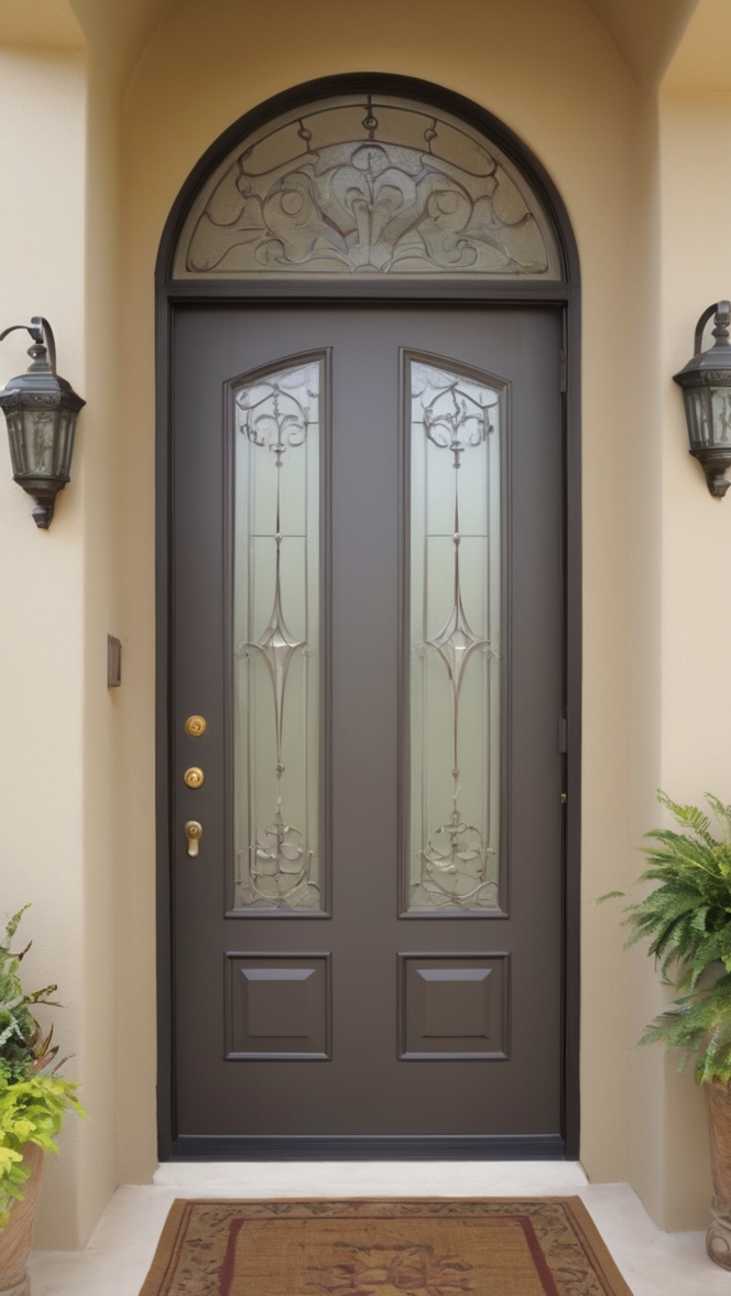 iron security door, steel entrance gate, wrought iron door, metal safety gate, armored front door