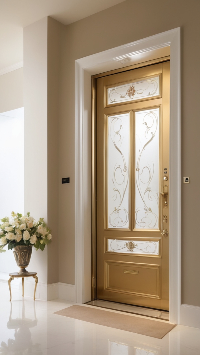 safety screen door, decorative security doors, luxury entry doors, premium security gates, high-end entrance doors