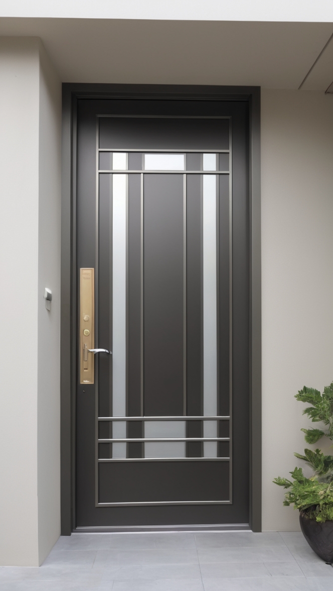 metal security door, high security door design, durable safety door, customized steel entrance door, premium metal entrance gate
