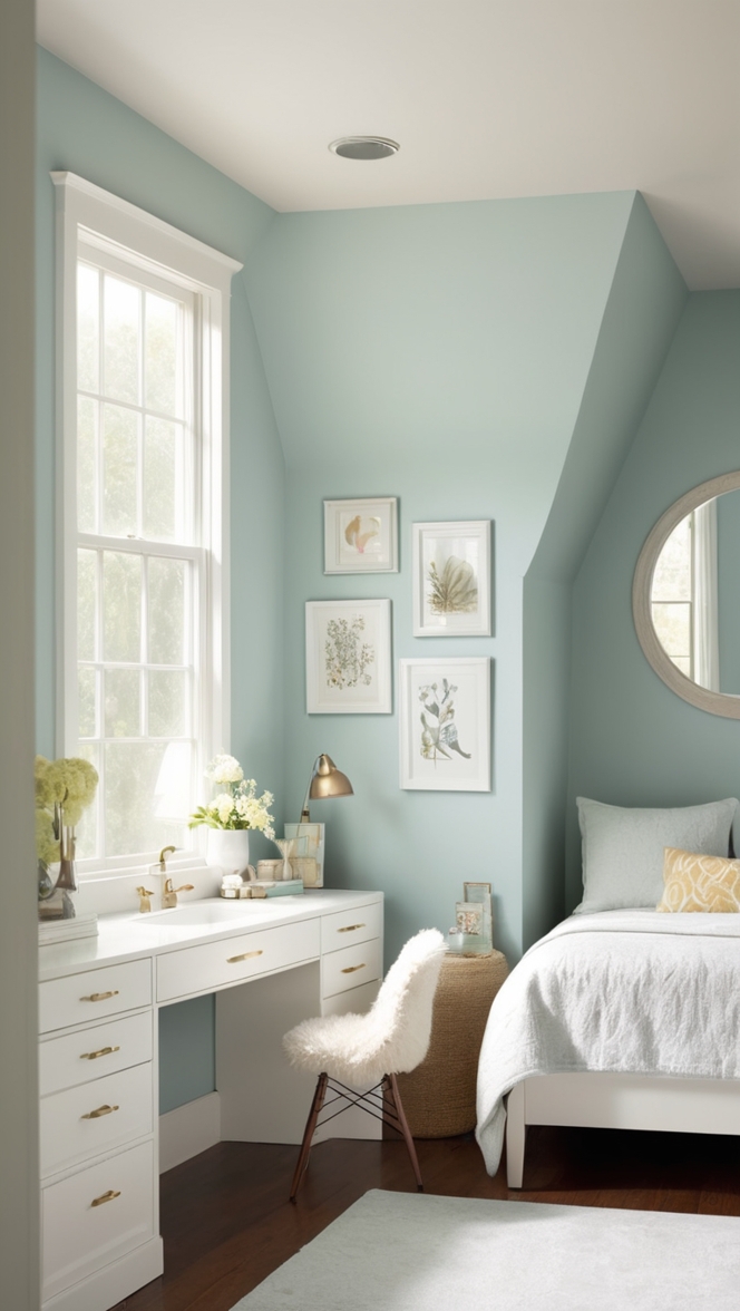 vanity table ideas, vanity mirror decor, stylish bedroom vanity, elegant vanity design, chic makeup vanity