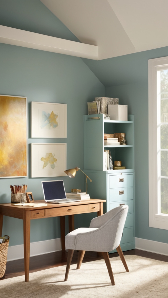 home office organization, office storage solutions, home office decor, office shelving ideas, office space saving ideas