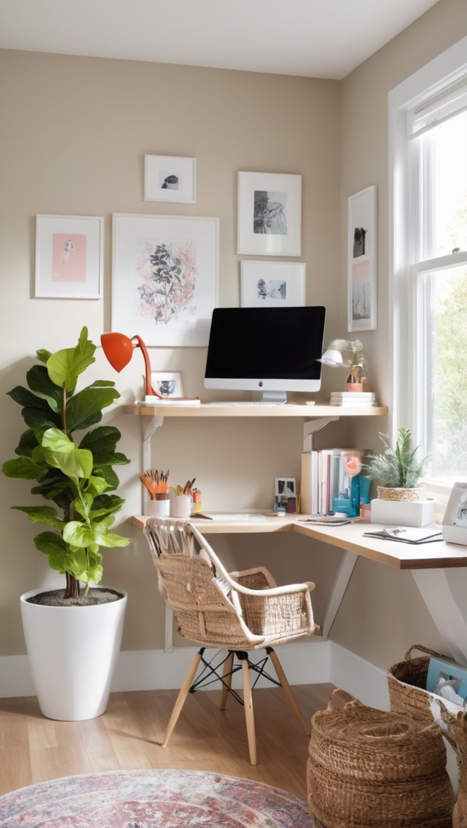 home office organization, office storage solutions, home office decor, office shelving ideas, office space saving ideas