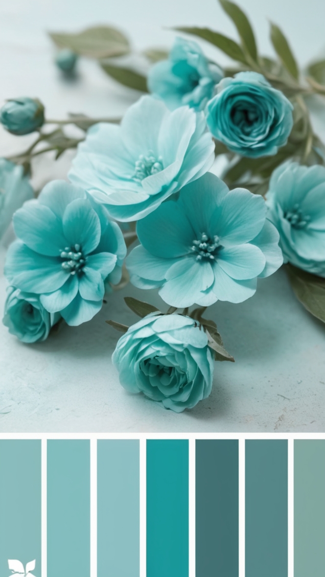 turquoise paint, turquoise bedroom, turquoise room, turquoise decor, turquoise wallpaper