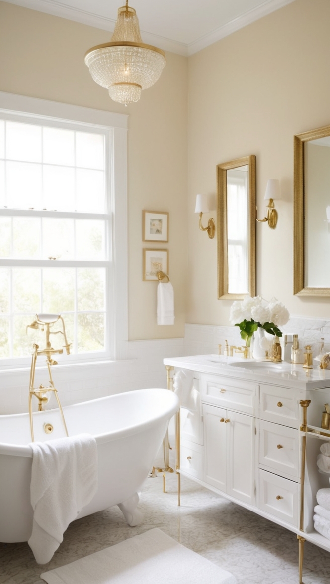 luxury bathroom decor, elegant bathroom design, modern bathroom accessories, high-end bathroom fixtures, upscale bathroom renovation