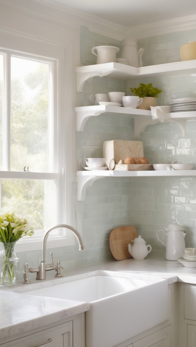 - white subway tile backsplash - modern white kitchen backsplash - white mosaic tile backsplash - white marble kitchen backsplash - white glass tile backsplash