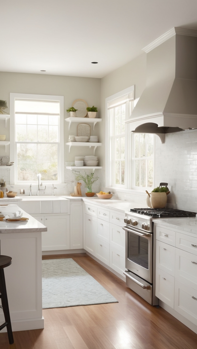 white kitchen cabinets, shaker style cabinets, custom kitchen cabinetry, modern kitchen designs, luxury cabinet hardware